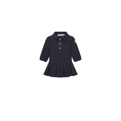 Moncler Kids' Robe Polo In Blue