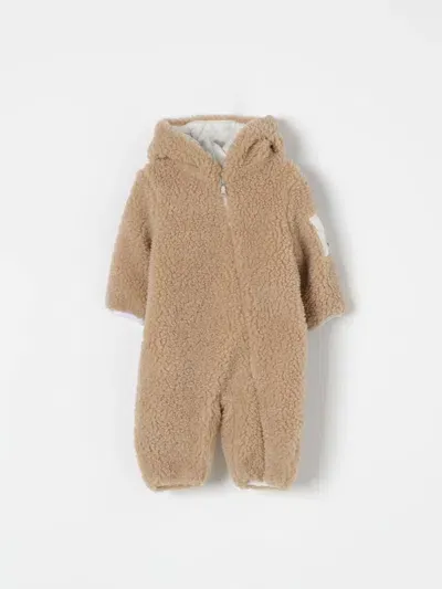 Moncler Babies' Romper  Kids Color Camel In Neutral