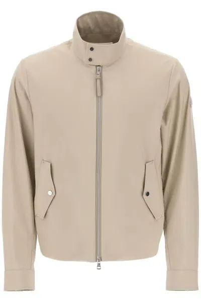 Moncler Short Chaberton Jacket In Cream