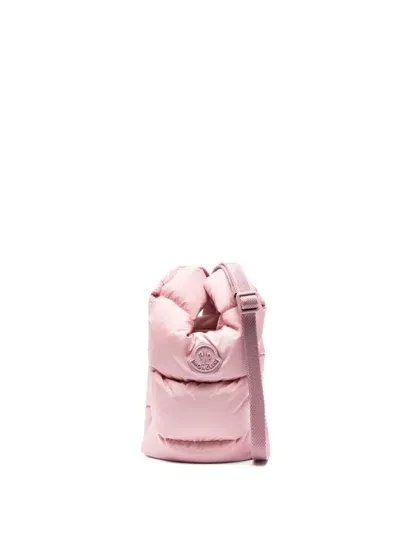 Moncler Small Legere Cross Body Bag In Pink