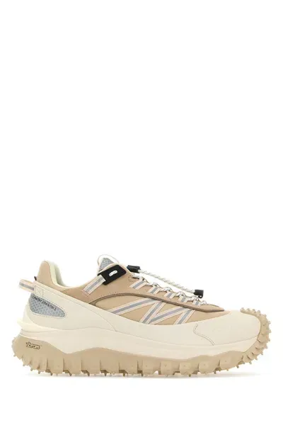 Moncler Sneakers In Cream