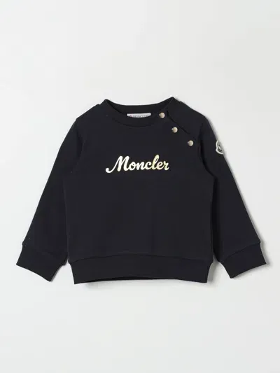 Moncler Babies' Sweater  Kids Color Blue In Black