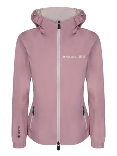 Moncler Grenoble Valles Hooded Jacket In Pink