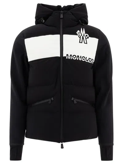 Moncler Technical Jacket With Logo Jackets Black