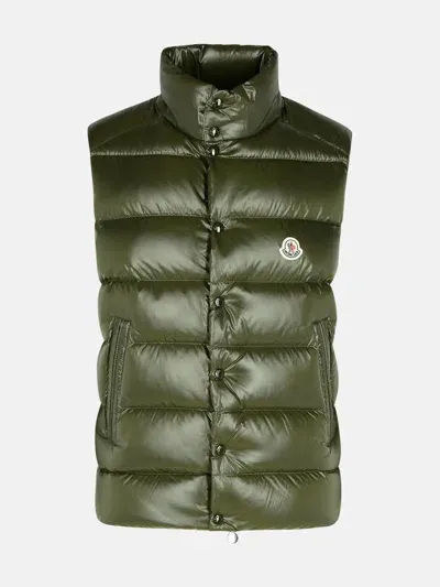 Moncler 'tibb' Green Nylon Vest