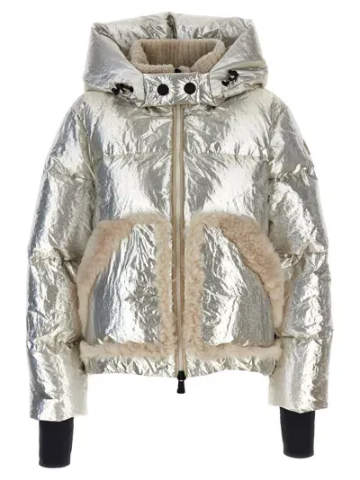 Moncler Trevelin Down Jacket In Metallic