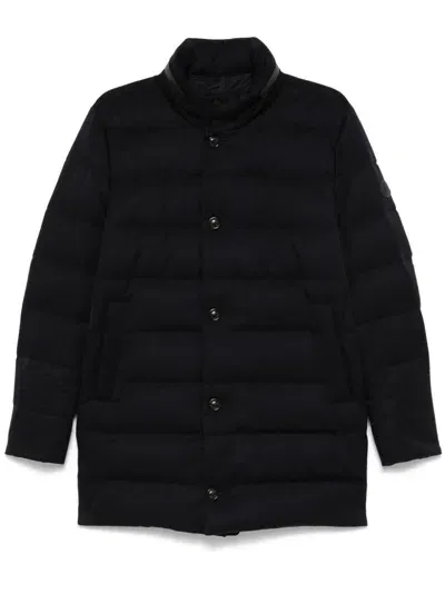 Moncler Vallonpierre Jacket In Blue