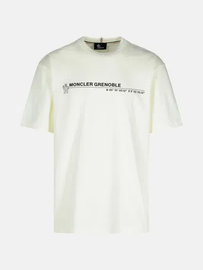 Moncler White Cotton T-shirt