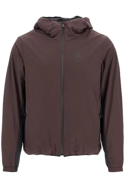 Moncler Windbreaker Jacket Bissen In Brown