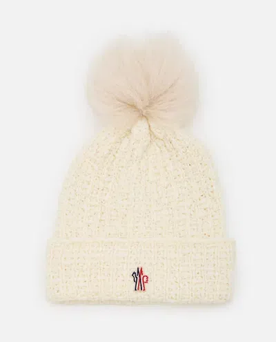 Moncler Wool Hat In Neutrals