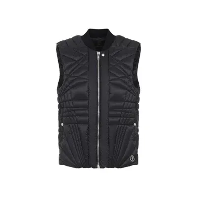 Moncler X Rick Owens Wintercoat In Black