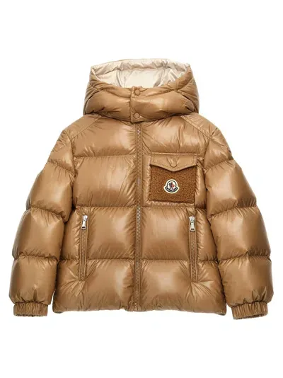 Moncler Kids' Yule Down Jacket In Beige