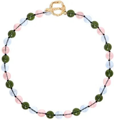 Mondo Mondo Multicolor Nan Necklace In 18k Gold Plated