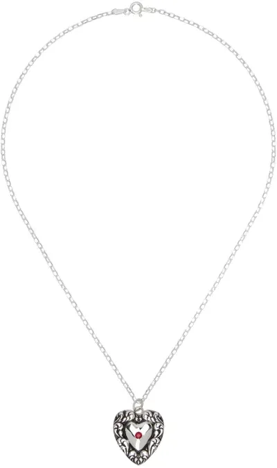 Mondo Mondo Silver Dorian Necklace In Sterling Silver