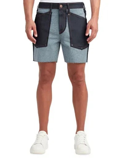 Monfrere Monfrère Mfvla1cutoff Denim Shorts In Indigo