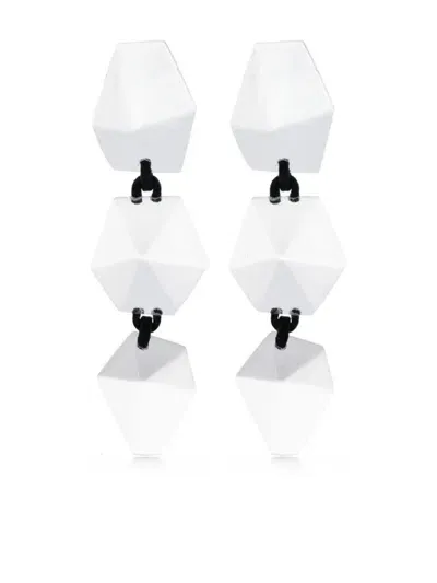 Monies Lumen Earrings Accessories In White