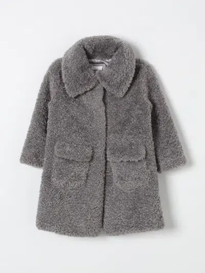 Monnalisa Coat  Kids Color Grey In Grau