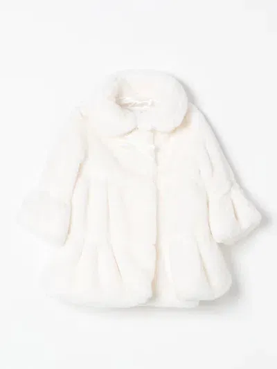 Monnalisa Babies' Coats  Kids Color Yellow Cream