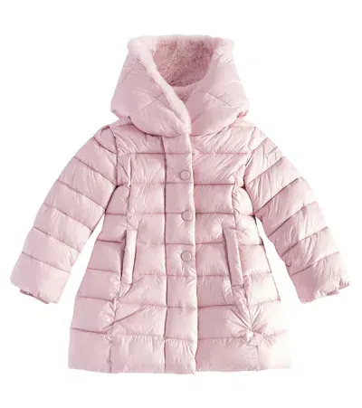 Monnalisa Kids' Down Jacket In Pink