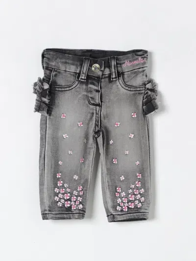 Monnalisa Babies' Jeans  Kids Color Grey In Grau