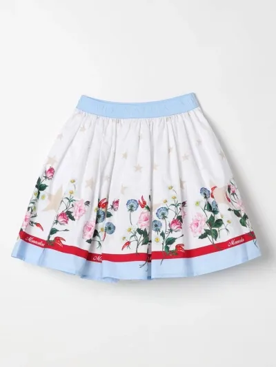 Monnalisa Skirt  Kids Color White