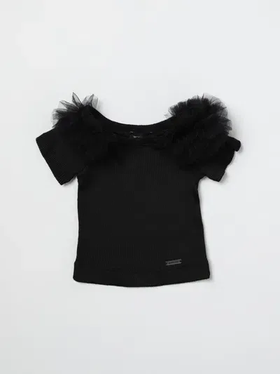 Monnalisa Top  Kids Color Black