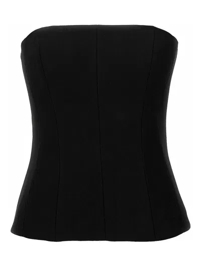 Monot Bustier Top In Black