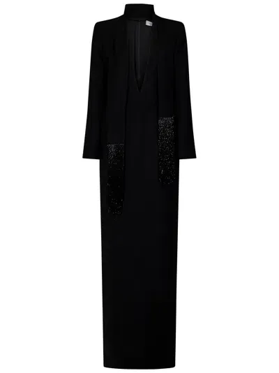 Monot Guinerve Long Dress In Black