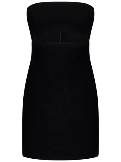 Monot Margaux Mini Dress In Black