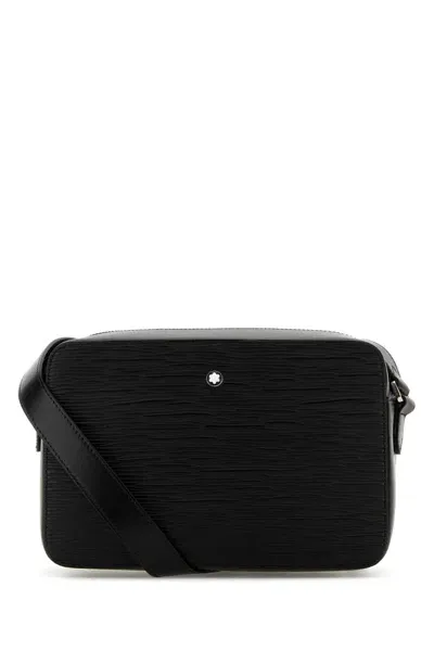 Montblanc Black Leather 4810 Crossbody Bag