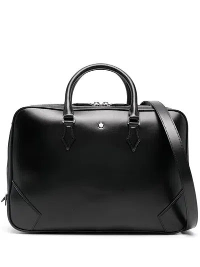 Montblanc Large Meisterstuck Tote Bag In Black