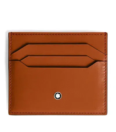 Montblanc Leather Meisterstück Card Holder In Multi