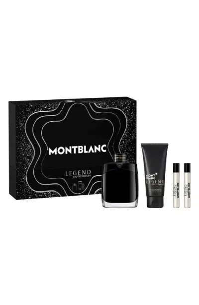 Montblanc Legend Eau De Parfum Gift Set (limited Edition) $169 Value In No Color