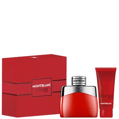 Montblanc Legend Red Eau De Parfum 50ml Gift Set (worth £66) In White