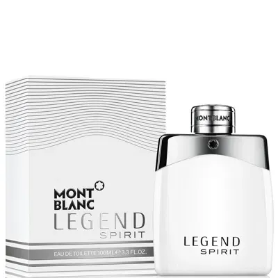 Montblanc Legend Spirit Eau De Toilette Spray 100ml In White