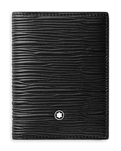 Montblanc Meisterstuck 4810 Leather Card Holder In Black