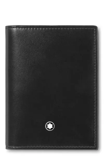 Montblanc Meisterstück Leather Card Case In Black