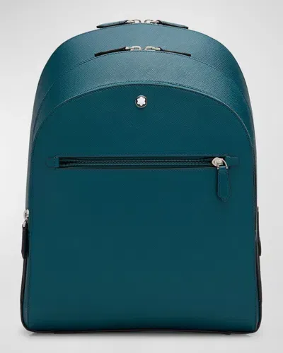 Montblanc Men's Sartorial Backpack In Cyprus Blue