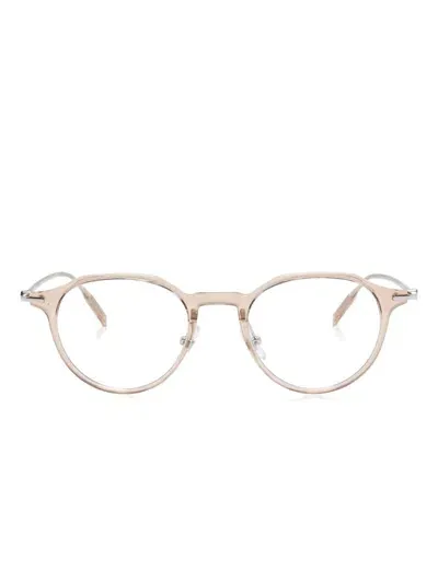 Montblanc Pantos-frame Glasses In Neutral