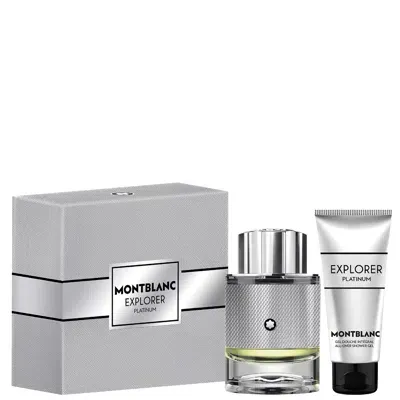 Montblanc Platinum Eau De Parfum 60ml Gift Set (worth £71) In White