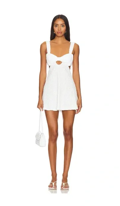 Montce Swim Ribbon Strap Devin Short Dress In Seychelles