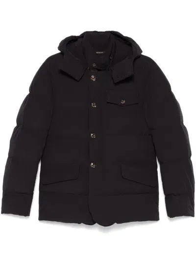 Montecore Hooded Puffer Jacket In Black