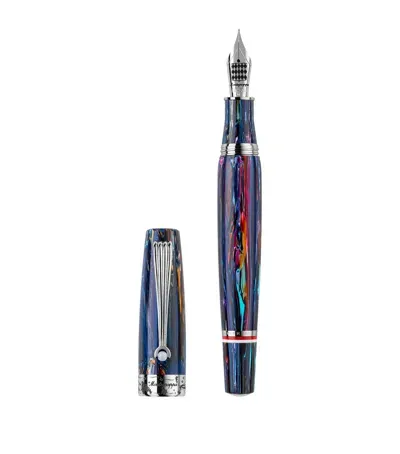 Montegrappa Prince Albert Ocean Collection Fountain Pen In Blue