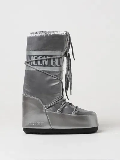 Moon Boot Boots  Woman Color Silver In Silber