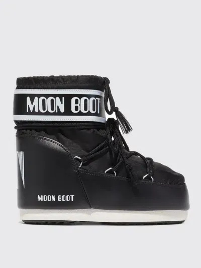 Moon Boot Flat Ankle Boots  Woman Color Black