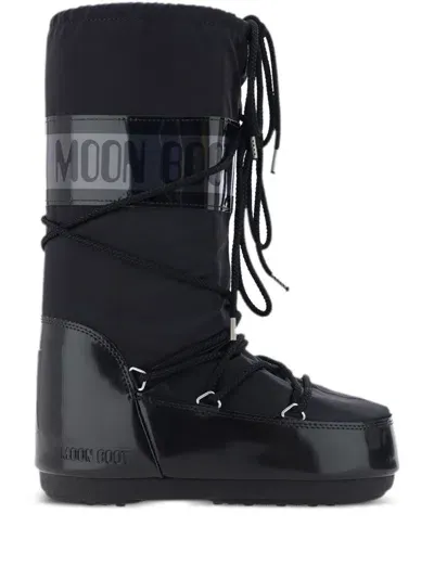 Moon Boot Glance Padded Snow Boots In Black