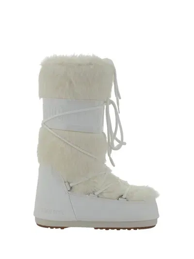 Moon Boot Icon Faux In Optical White