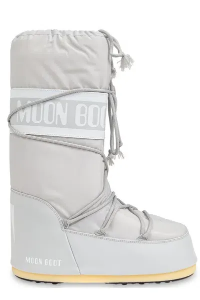 Moon Boot Gray Icon Boots In Grey