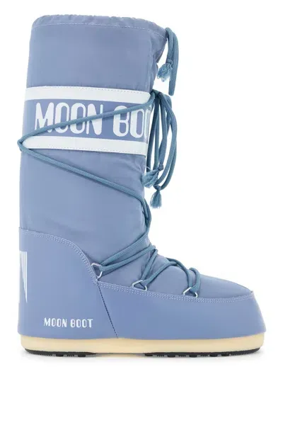 Moon Boot Icon Stiefel Mit Logo-print In Blue