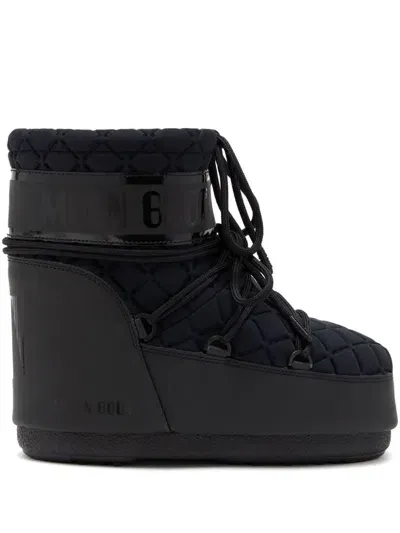 Moon Boot Icon Quilted Boots In Black